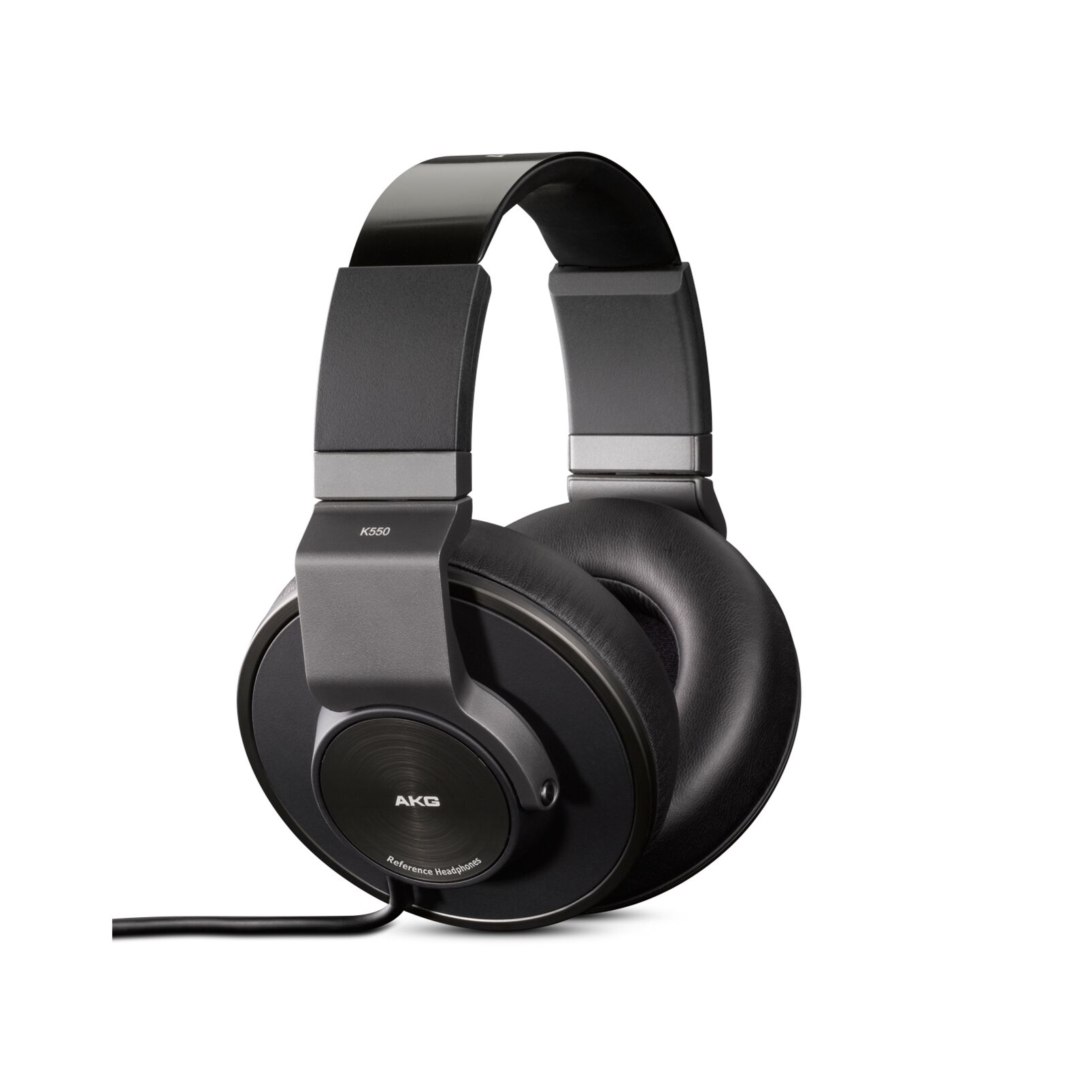 AKG K550 OverEar Headphones, 2D Foldable Noise Isolating, 50mm Drivers